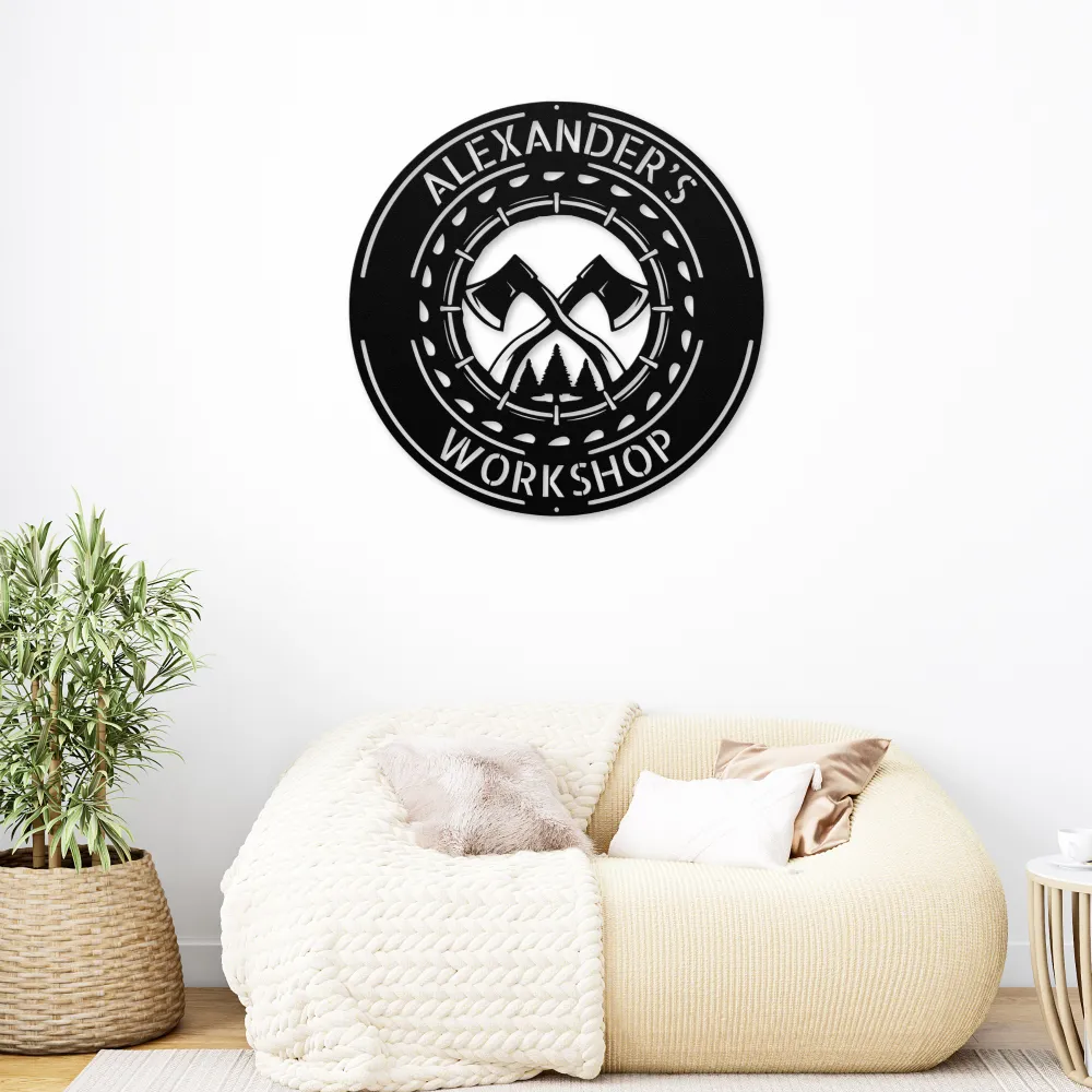 Custom Lumberjack Metal Sign